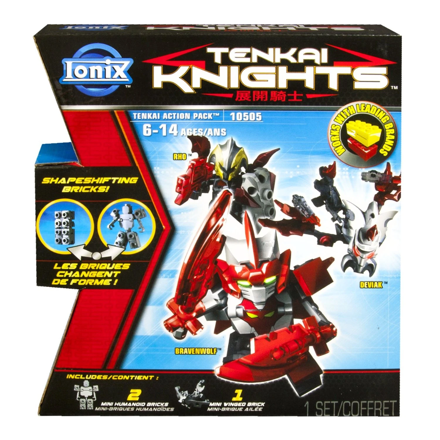 Tenkai Action Pack: Bravenwolf/Shadius/Deviak | Tenkai Knights