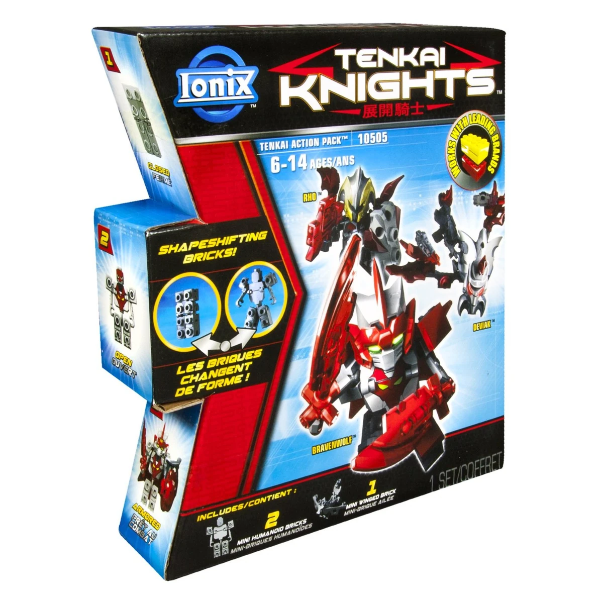 Tenkai Action Pack: Bravenwolf/Shadius/Deviak | Tenkai Knights