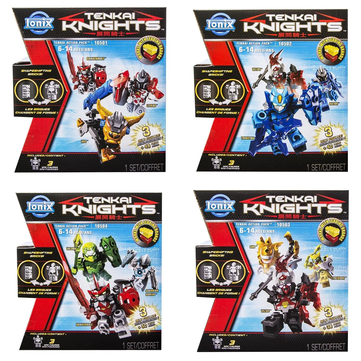 Tenkai Knights 12 Figure Action Packs Bundle | Tenkai Knights Wiki