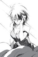 Nicolaus wakes up Hinata for breakfast.