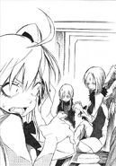 Frey finds Milim at Rimuru's place, skipping her chores.