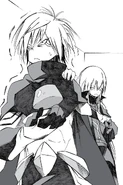 Rimuru disciplines Veldora by confiscating his custard dessert.