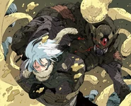 Great Sage attacks the Orc Disaster.