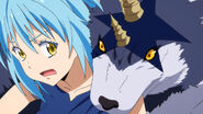 Grabbing Rimuru away from Demon Lord Milim