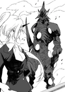 LN 11 15.jpg (145 KB) Shion stares down Razul with unbreakable resolve as she and Ranga are forced on the back foot.