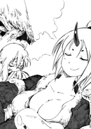 Shion revels in being closer to Rimuru than a jealous Shuna.