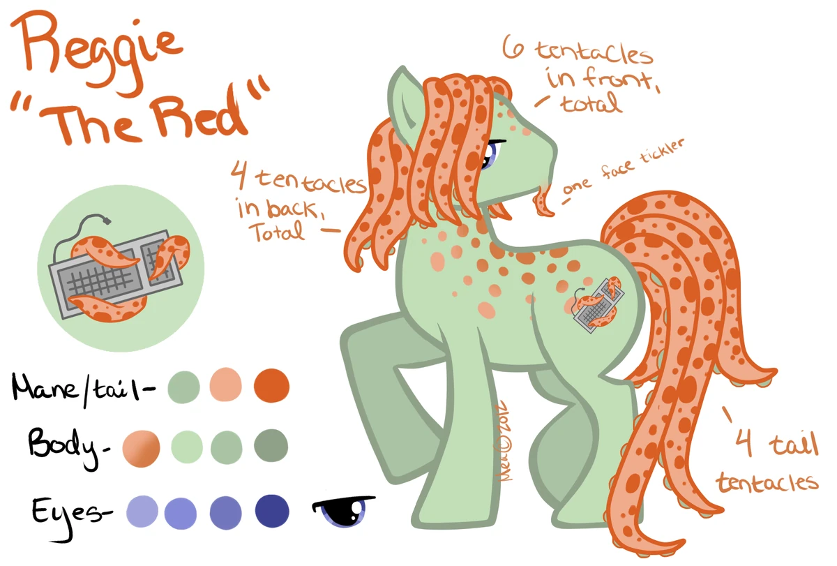 Reggie The Red Tentacle Ponies Wiki Fandom