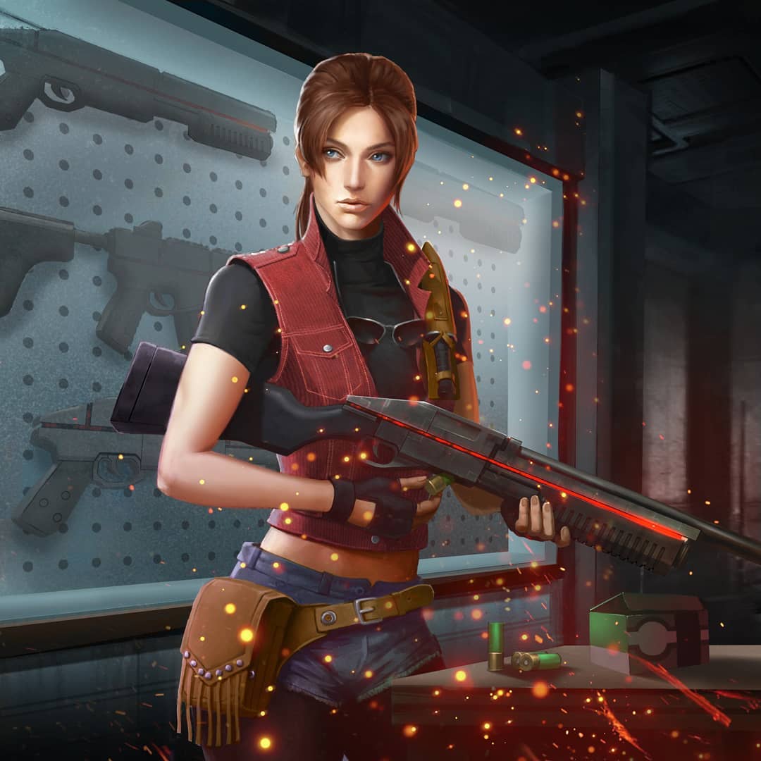 Download Claire Redfield prepares for combative adventures in