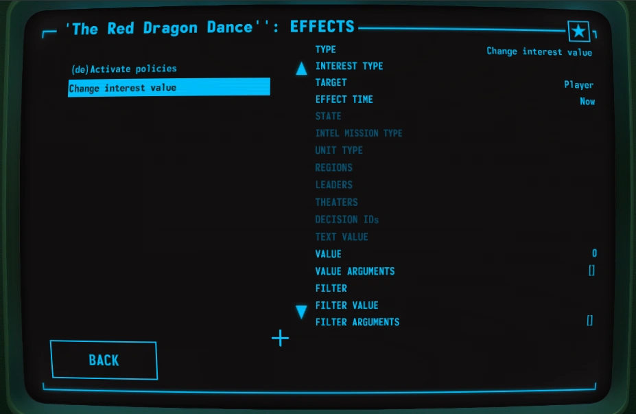 Effects Menu | Terminal Conflict Wiki | Fandom