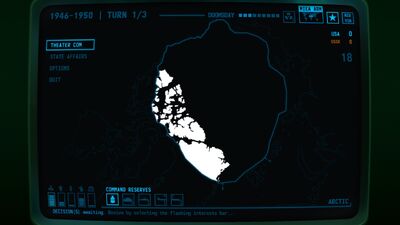 Visual of the Arctic theater within Terminal Conflict