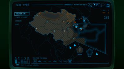 Visual of Warzones within the East Asian theater within Terminal Conflict