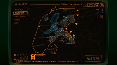 Visual of what a Disarmament looks like for the USSR in the Western European [WEEU] Theater for Terminal Conflict