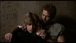 Sarah Connor and Kyle Reese