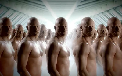 Una imagen residual de la CPU del Terminator T-888 Vickers.