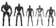 Comparison of Terminator Salvation Terminators with T-888.