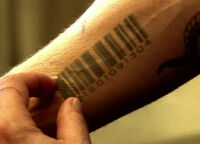 Another shot of Derek's barcode