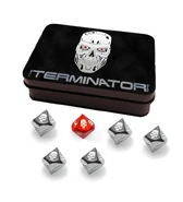 Metal Dice Close-Up