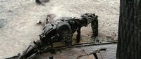 Damaged T-600 Terminator Salvation