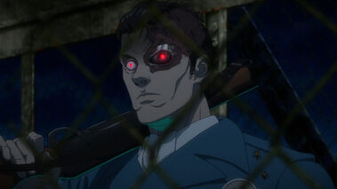 The Terminator voiced by Timothy Olyphant