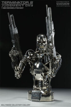 SideShow 1/1 Scale Terminator T800 Lifesize Bust Terminator T800 Statue