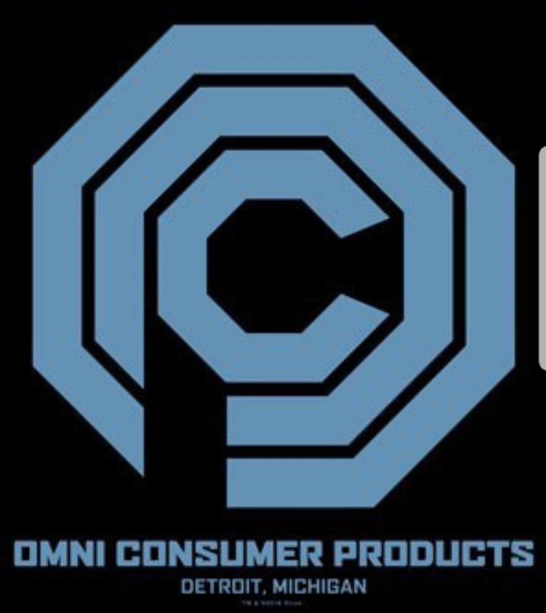 Omni Consumer Products Ocp Inspirado En Robocop Impreso | Meses Sin Interés