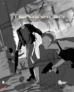 Terminator RPG Cover Sketch by Aaron J Riley.