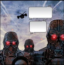 T-600 endoskeletons as seen in The Terminator by Dynamite Comics