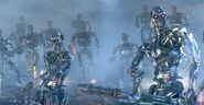 The T-850 endoskeleton in Rise of the Machines