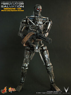 terminator salvation john connor vs t600