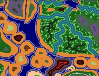 Closeup of the Map file