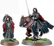 Miniaturas de RPG de Aragorn, Rei de Gondor.