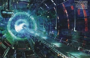 Conceptual art depicting the time portal