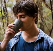 Josh tasting moonshine