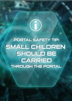 Portal Safety Tip small children