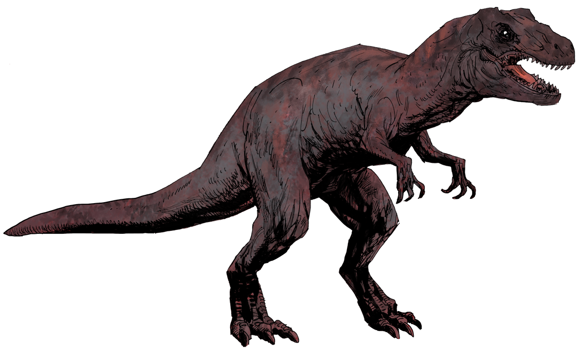 The allosaur is an unseen dinosaur in Terra Nova. 