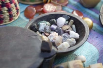 Small gemstones are also available.