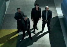 Weaver and his employers at Hope Plaza