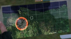 Map showing the location of the Triple Junction. Left circle.