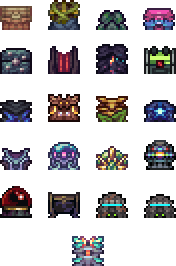 Карта со всеми вещами calamity mod