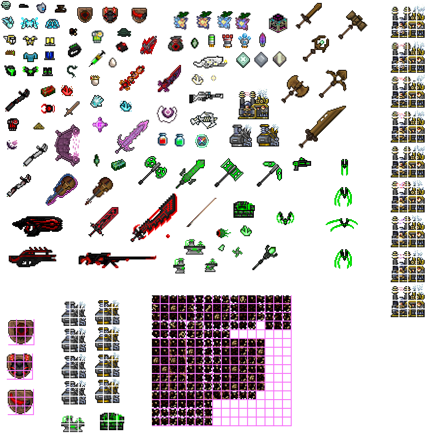 terraria all items