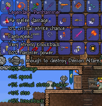 I made a short guide on how to maximize your damage with reforging. : r/ Terraria