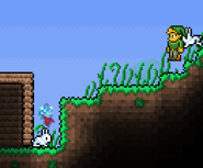 It's easy to hit monsters that are in tight places.