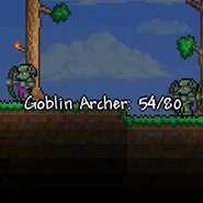 Goblin Archers drawing their bows.