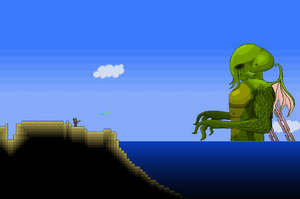 Construções Que Você Pode Fazer No Terraria on X: Construção do Olho de  Cthulhu #Terraria  / X