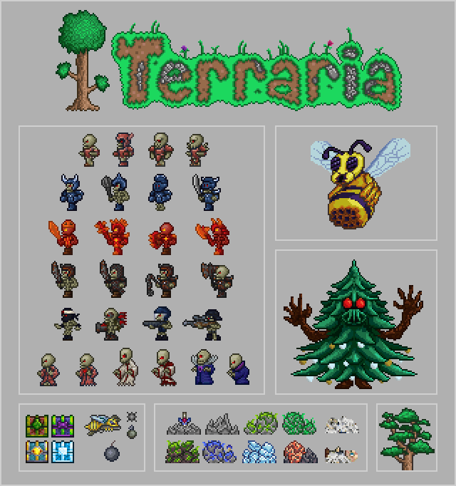 Steam Workshop::Terraria Underground Jungle : Pixel Art