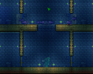 Prior from the 1.2 update, money can be farmed using goldfish statues during a blood moon