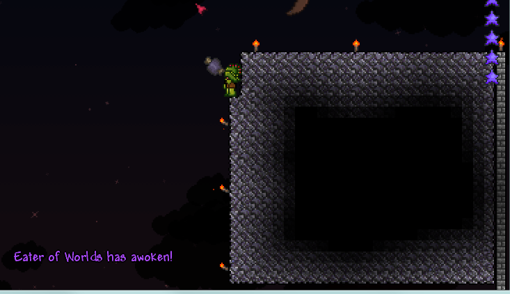 How to summon and defeat Eater of Worlds in Terraria