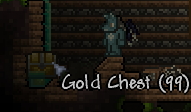 Terraria - How to open Locked Gold Chests (Golden Key) 