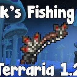 wood fishing pole terraria