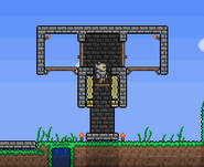 Basic Tower for overnight defense or Demon Eye harvesting.